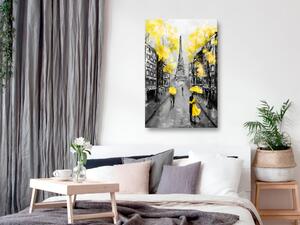 Obraz - Rande v Paříži - žluté II 40x60