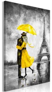 Obraz - Mlha v Paříži - žlutá 40x60