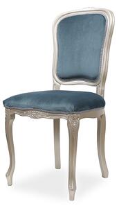 IBA Masivní židle LUSIA Varianta: Bílá se stříbrnou patinou