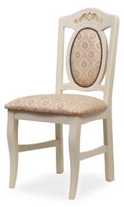 IBA Masivní židle Aniela Varianta: Krémová s patinou