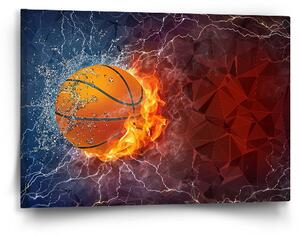 Sablio Obraz Basketbalový míč - 60x40 cm