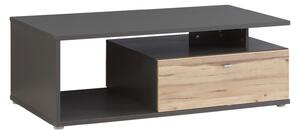 KONFERENČNÍ STOLEK, barvy dubu, tmavě šedá, kov, plast, kompozitní dřevo, 120/59/40 cm MID.YOU - Konferenční stolky, Online Only