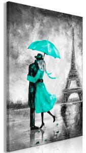 Obraz - Pařížská mlha - zelená 40x60