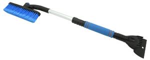 Škrabka s košťátkem BLUE teleskopická skládací 55 - 80cm
