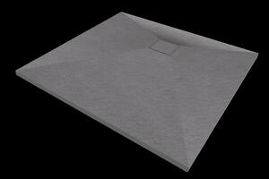 Gamma Erga Oldaf, SMC čtvercová sprchová vanička 80 x 80 cm, šedá matná, ERG-GMA-OL-8080G