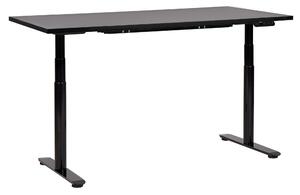 Elektricky výškově nastavitelný pracovní stůl DESTINAS Černá 160 cm 72 cm