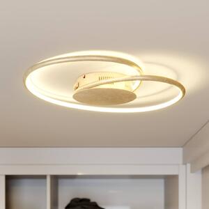 Lindby Joline LED stropní světlo, zlaté, 45 cm