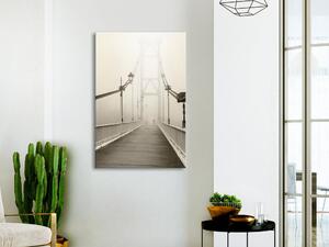 Obraz - Most v mlze 40x60