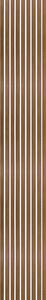 Windu Akustický obkladový panel, dekor Ořech čokoládový/bílá deska 2600x400mm, 1,04m2