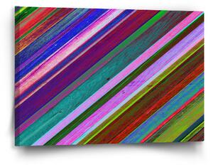 Sablio Obraz Nabarvené dřevo - 60x40 cm