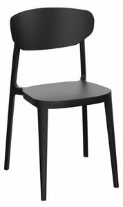 ROJAPLAST Zahradní židle - MARE, plastová Barva: černá