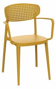 ROJAPLAST Zahradní židle - AIRE ARMCHAIR, plastová Barva: béžová