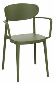 ROJAPLAST Zahradní židle - MARE ARMCHAIR, plastová Barva: béžová