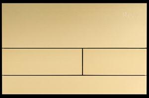 Rea, Ovládací tlačítko k podomítkovým systémům WC T Rea K011A-Q Gold Brush, REA-E0055
