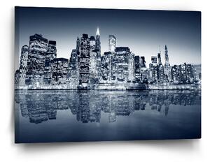 Sablio Obraz Noční New York - 60x40 cm