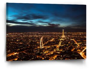 Sablio Obraz Noční Paříž - 60x40 cm