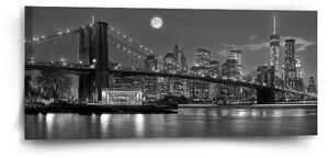 Sablio Obraz Noční New York 2 - 110x50 cm