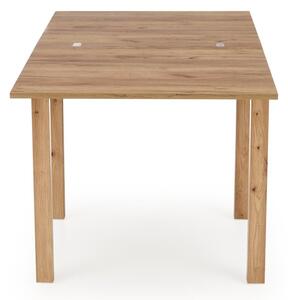 Rozkládací jídelní stůl- GRACJAN- Řemeslný dub