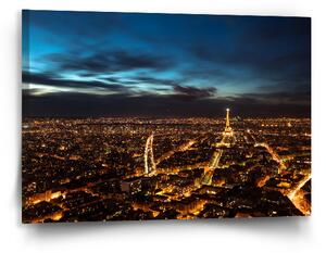 Sablio Obraz Noční Paříž - 90x60 cm