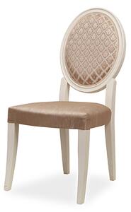IBA Masivní židle MEDAILON (s područkami / bez područek) Varianta: Hnědá, Područky: S područkami