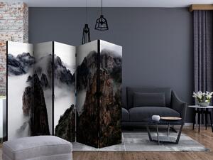 Artgeist Paraván - Sea of clouds in Huangshan Mountain, China II [Room Dividers] Size: 225x172