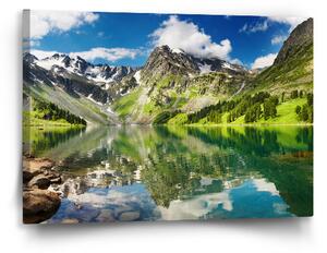 Sablio Obraz Odraz hor na jezeře - 60x40 cm