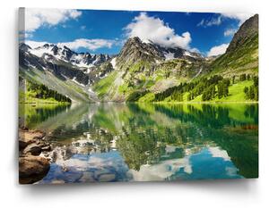 Sablio Obraz Odraz hor na jezeře - 120x80 cm