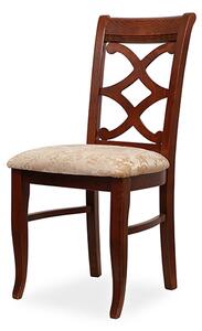 IBA Moderní židle BORGHI Varianta: Hnědá s čalouněnými zády