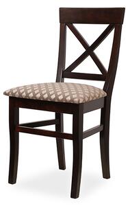 IBA Masivní židle ROMA Varianta: Hnědá bez čalounění