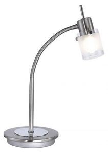 PN 4017-55 MORITZ LED stolní lampa, nerez ocel, flexibilní, sklo 3000K - PAUL NEUHAUS