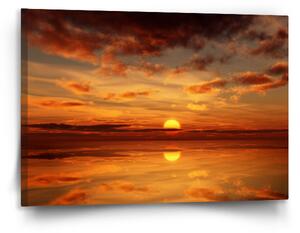 Sablio Obraz Oranžové slunce - 120x80 cm