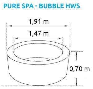 Marimex | Infrasauna Marimex POPULAR 7001 XXL + Vířivý bazén PureSpa Bubble HWS | 19900138