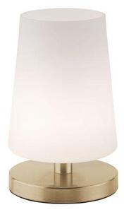 PN 4146-60 SONJA LED stolní lampa v matné mosazi s decentním podlouhlým stínítkem na lampu 3000K - PAUL NEUHAUS