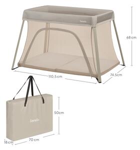 Lionelo - Cestovní postýlka 3v1 ALICE Beige Olive