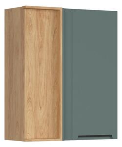Family Line Skříňka Iris GNW-80/95/35, L/B, Dub hikora/Boho green matt