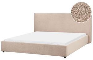 Postel Buklé LAVAUR 180 x 200 cm Taupe