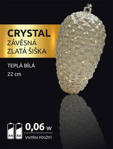 MARIMEX Šiška maxi zlatá Crystal, 18000328