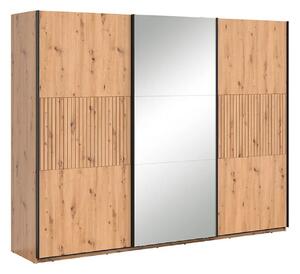 Šatní skříň Lamea SZF3D/270/210/3, dub artisan