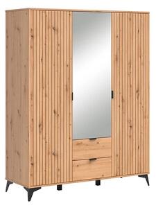 Šatní skříň Lamea SZF2D2S1M, dub artisan
