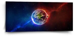 Sablio Obraz Planeta Země - 110x50 cm