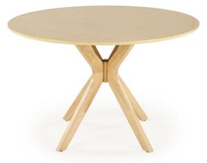 Jídelní stůl NICOLAS pr. 120 cm hnědá