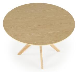 Jídelní stůl NICOLAS pr. 120 cm hnědá