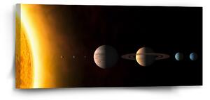Sablio Obraz Planety - 110x50 cm