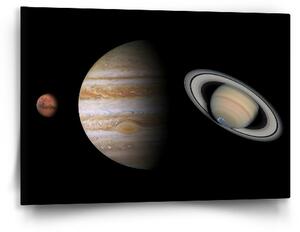Sablio Obraz Planety a slunce - 60x40 cm