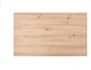 Konferenční stolek FORMA 110x65 cm hnědá/černá