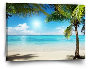 Sablio Obraz Pláž s palmami - 60x40 cm