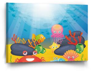 Sablio Obraz Podmořský svět - 90x60 cm