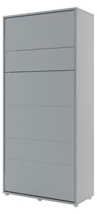 Sklápěcí postel BC-03 90x200 Bed-Concept, Rozměr postele: 90x200, Barva: šedá, LED světlo s USB: bez LED světla s USB, Vnitřní osvětlení pod policemi: bez osvětlení políc 5902928409529