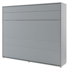 Sklápěcí postel BC-14 160x200 Bed-Concept, Rozměr postele: 160 x 200 cm, Barva: šedá, LED světlo s USB: bez LED světla s USB, Vnitřní osvětlení pod policemi: bez osvětlení políc 5902928398069