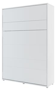 Sklápěcí postel BC-01 140x200 Bed-Concept, Rozměr postele: 140 x 200 cm, Barva: bílá, LED světlo s USB: bez LED světla s USB, Vnitřní osvětlení pod policemi: bez osvětlení políc 5902928409864